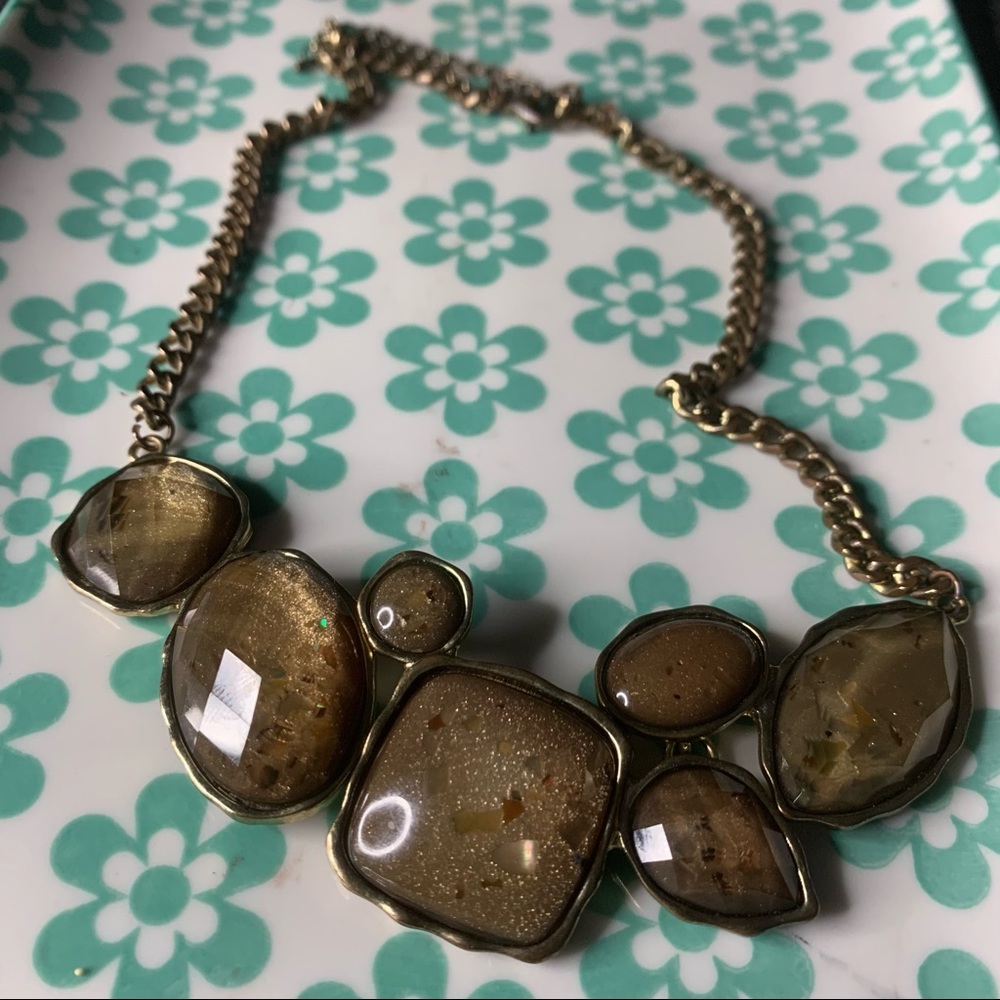 Gemstone Statement Necklace